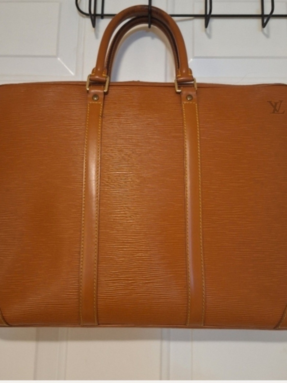Louis Vuitton Tan Epi Leather Laptop Tote